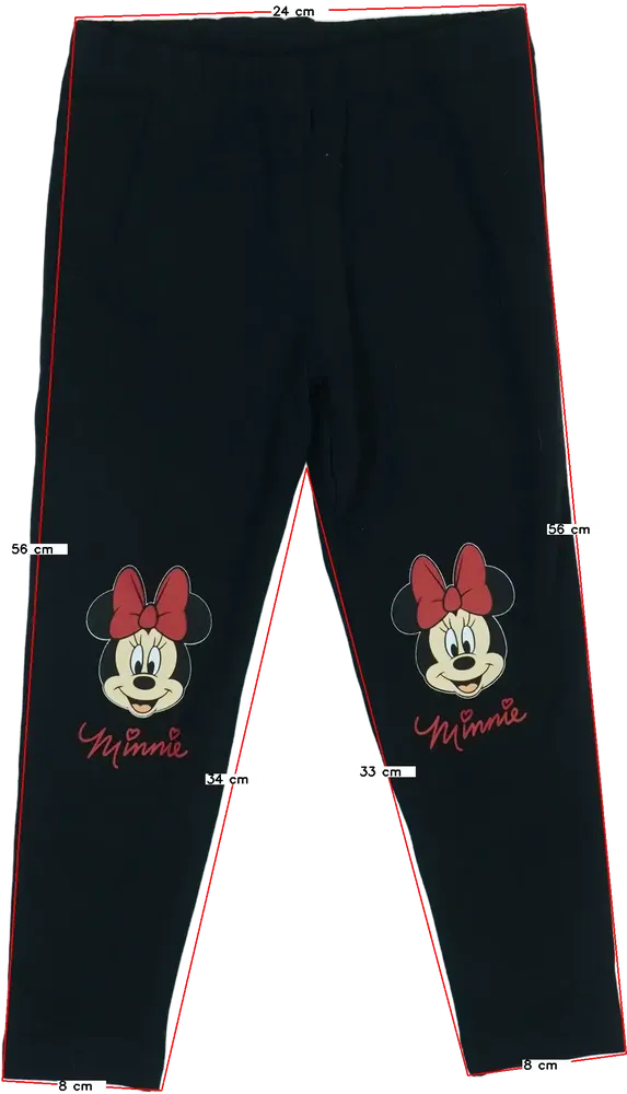 Fekete Disney Leggings EU 104 / UK 4 év / US 4T/XS