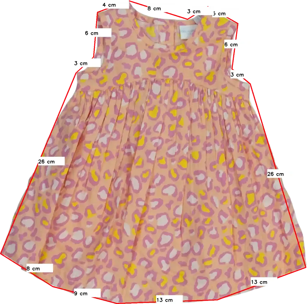 Rózsaszín BlueZoo Ruha EU 68 / UK 3-6 hónap / US 3-6 hónap