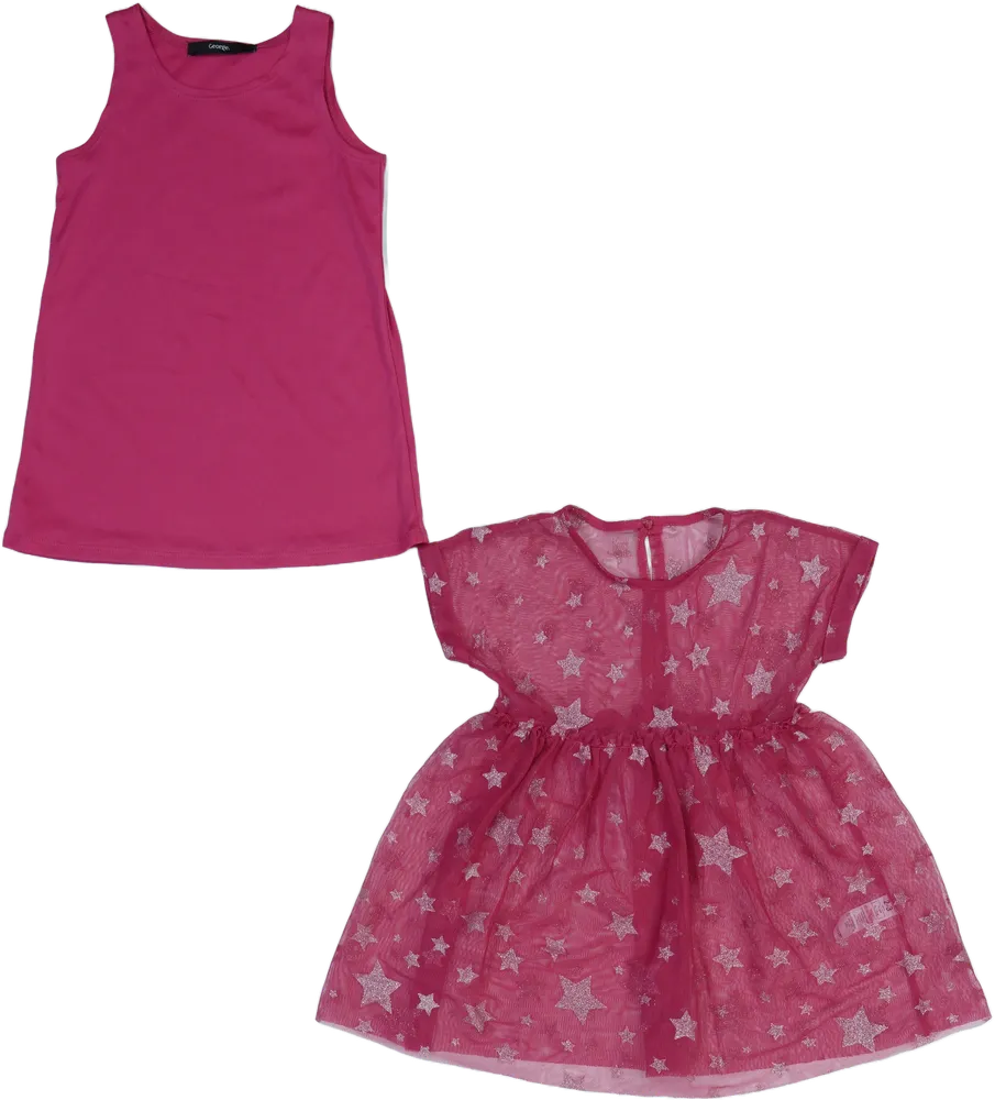 Pink George Dress EU 98 / UK 3 years / US 3T