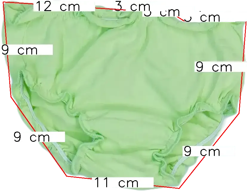 Zöld Egyéb Lányka / Női bugyi EU 80 / UK 9-12 hónap / US 12 hónap