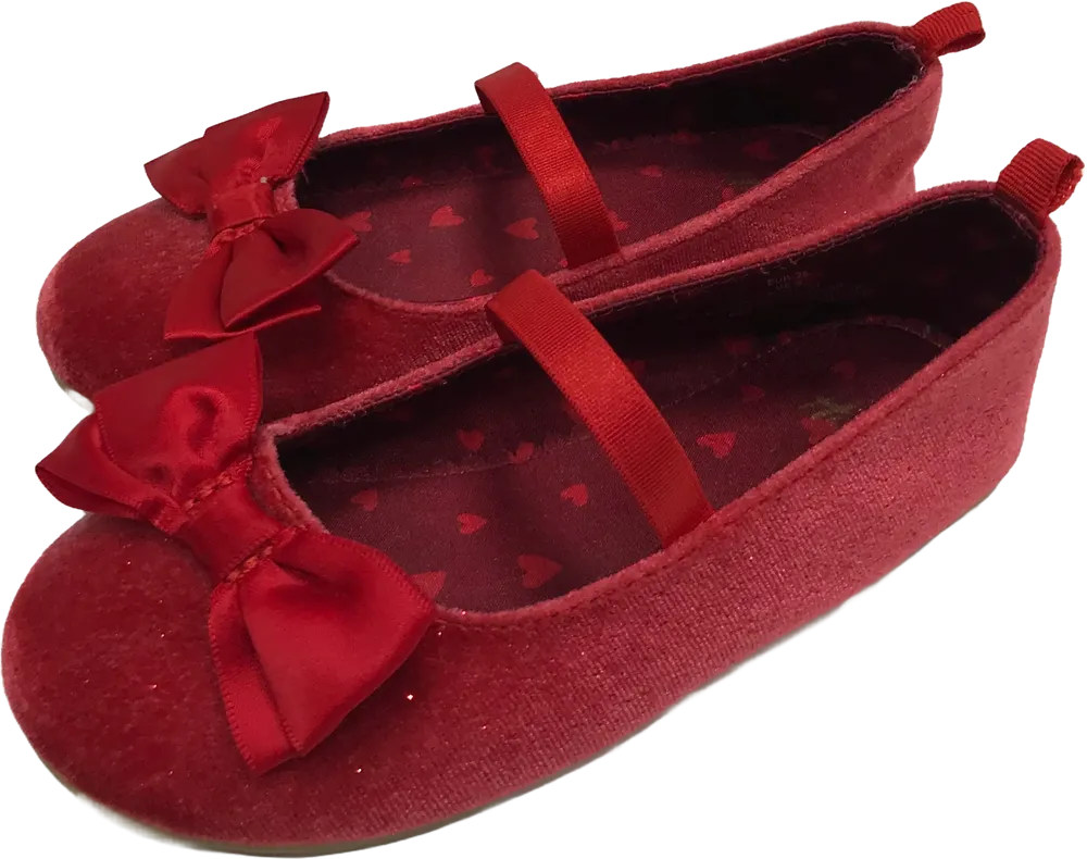 Piros H&amp;M Balerina cipő EU 26