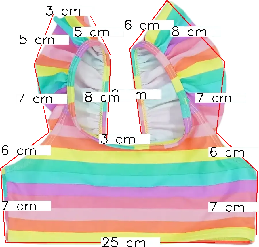 Többszínű H&amp;M Fürdőruha EU 116 / UK 6 év / US 6 év/S