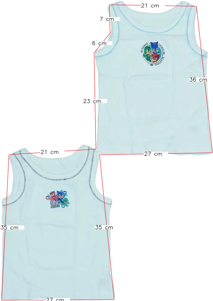 Fehér PJmasks 2 részes szett - Felsőruházat EU 98 / UK 3 év / US 3T