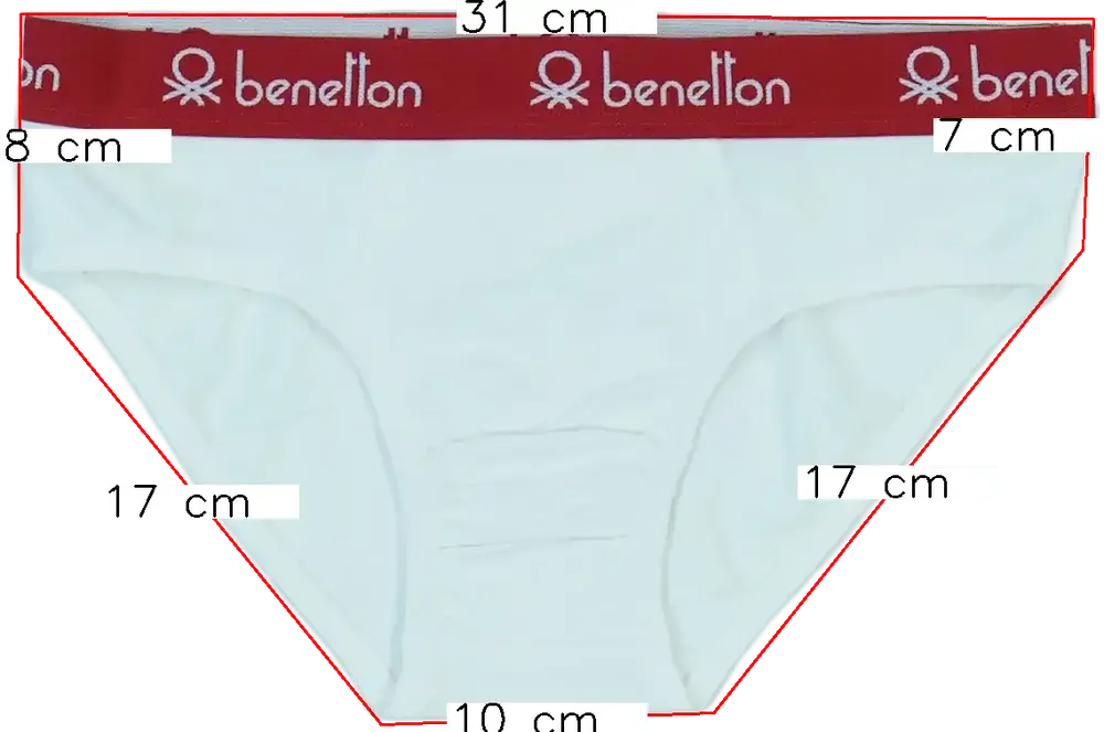Fehér Benetton Fiú / Férfi alsónadrág EU 152 / UK 12 év / US 12 év/L