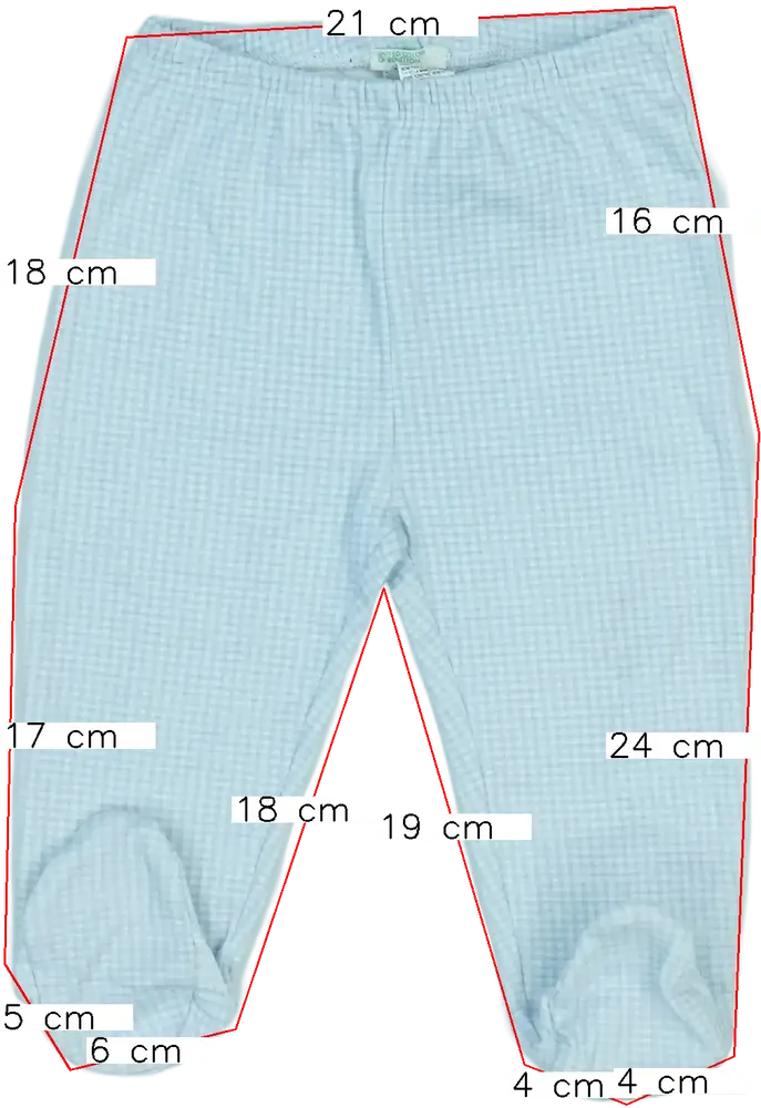 Többszínű Benetton Baby nadrág EU 68 / UK 3-6 hónap / US 3-6 hónap