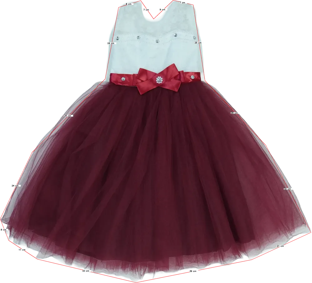 Bordó Runway Ruha EU 110 / UK 5 év / US 5 év/XS