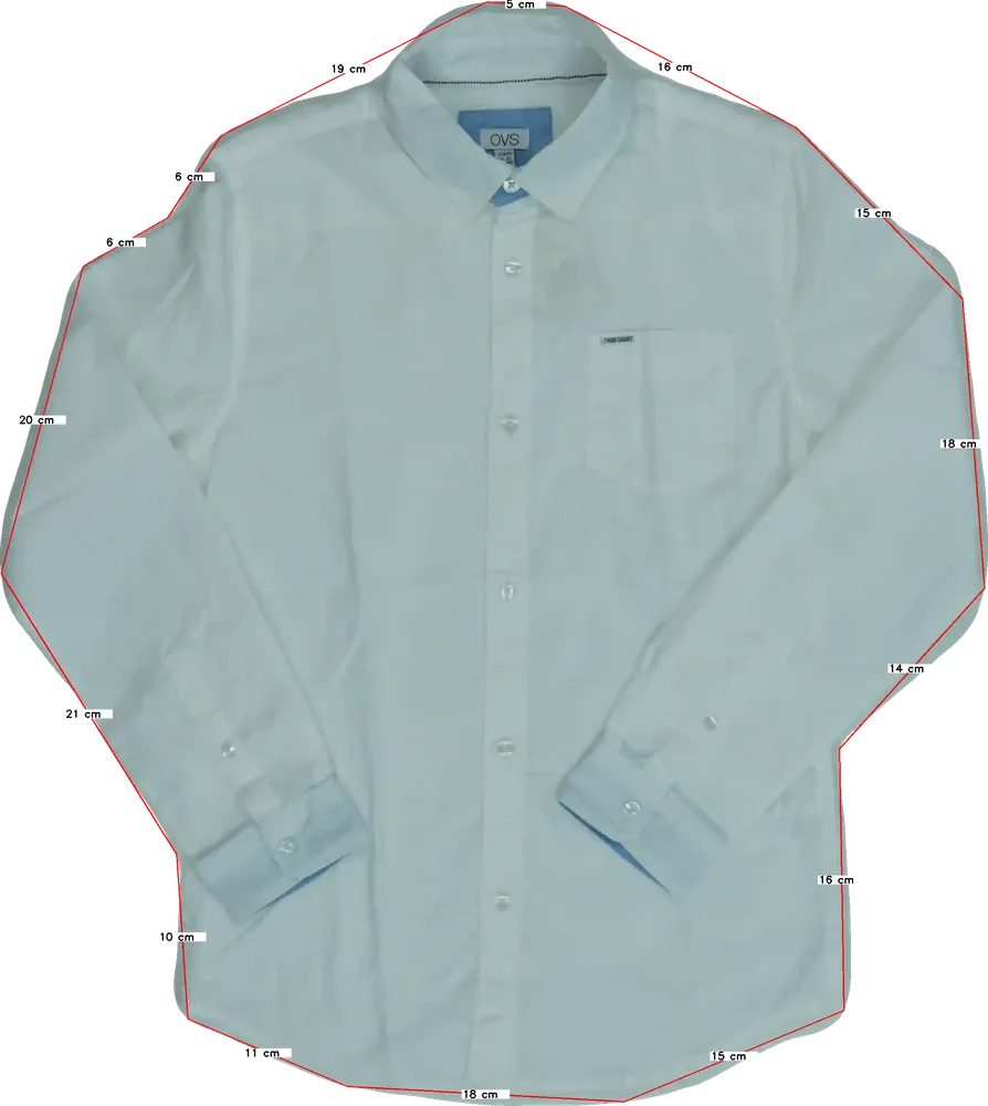 Fehér OVS Ing EU 152 / UK 12 év / US 12 év/L