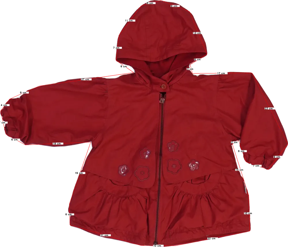 Piros Kids Klub Átmeneti kabát EU 110 / UK 5 év / US 5 év/XS