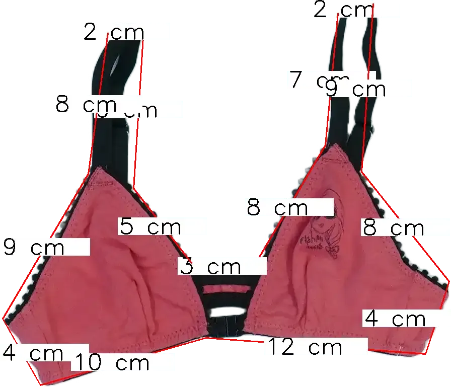 Rózsaszín Absorba Melltartó EU 140 / UK 10 év / US 10 év/L