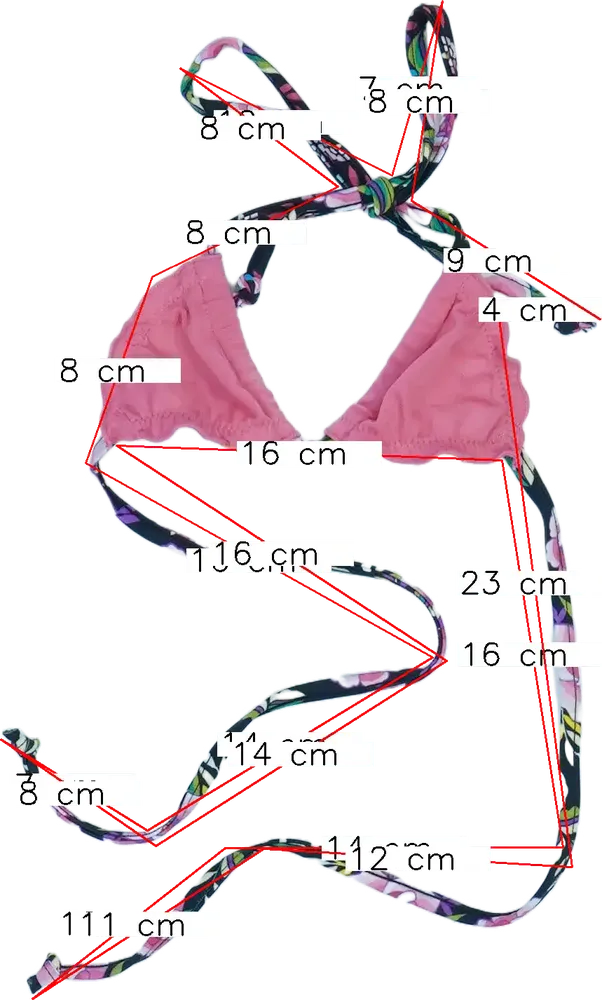 Többszínű Egyéb Bikini felső EU 98 / UK 3 év / US 3T