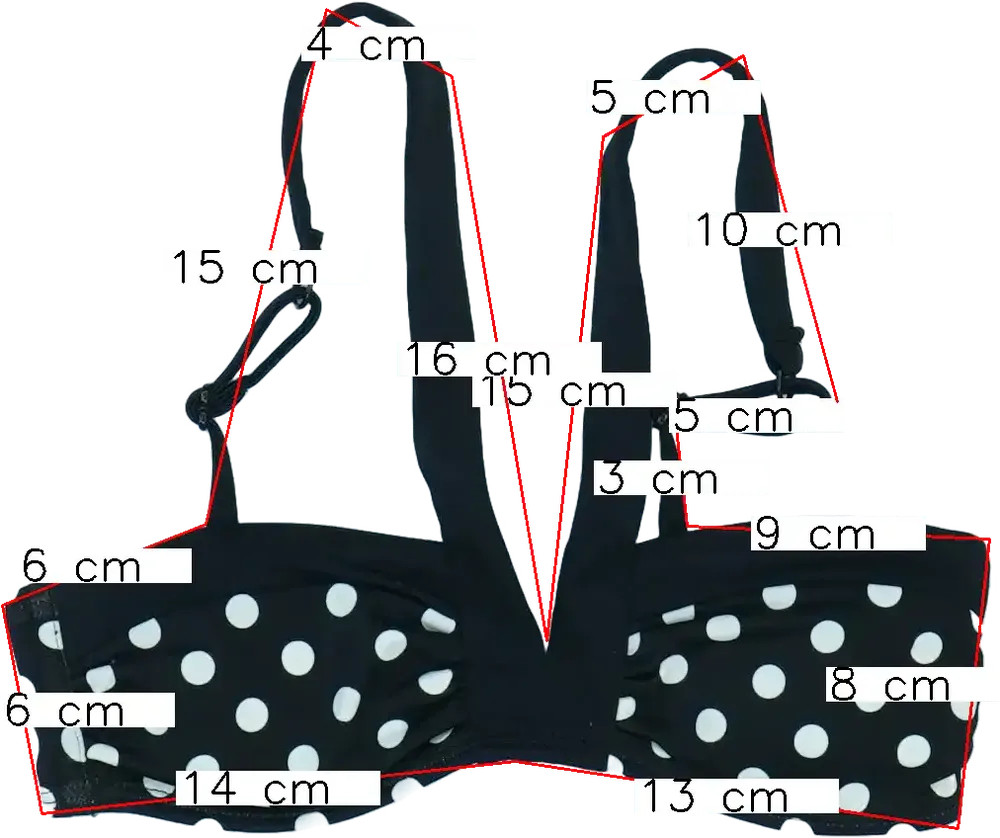 Black Etam Bikini top EU 164 / UK 14 years / US 14 years/XL