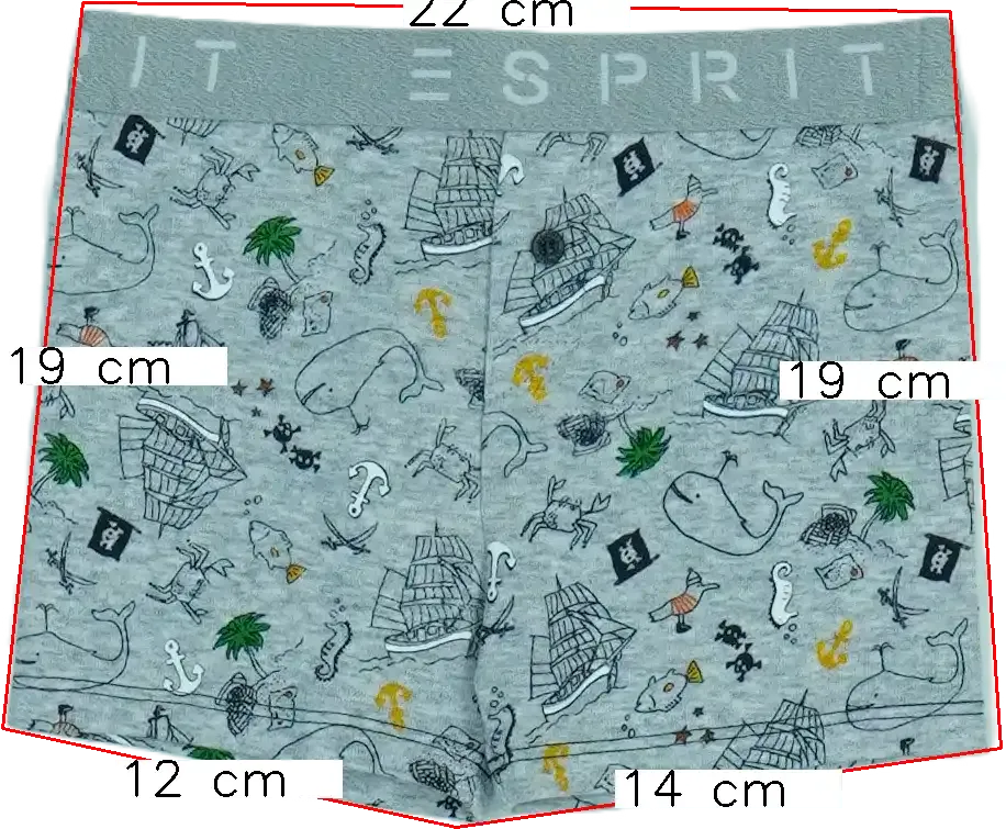 Szürke Esprit Boxer EU 110 / UK 5 év / US 5 év/XS