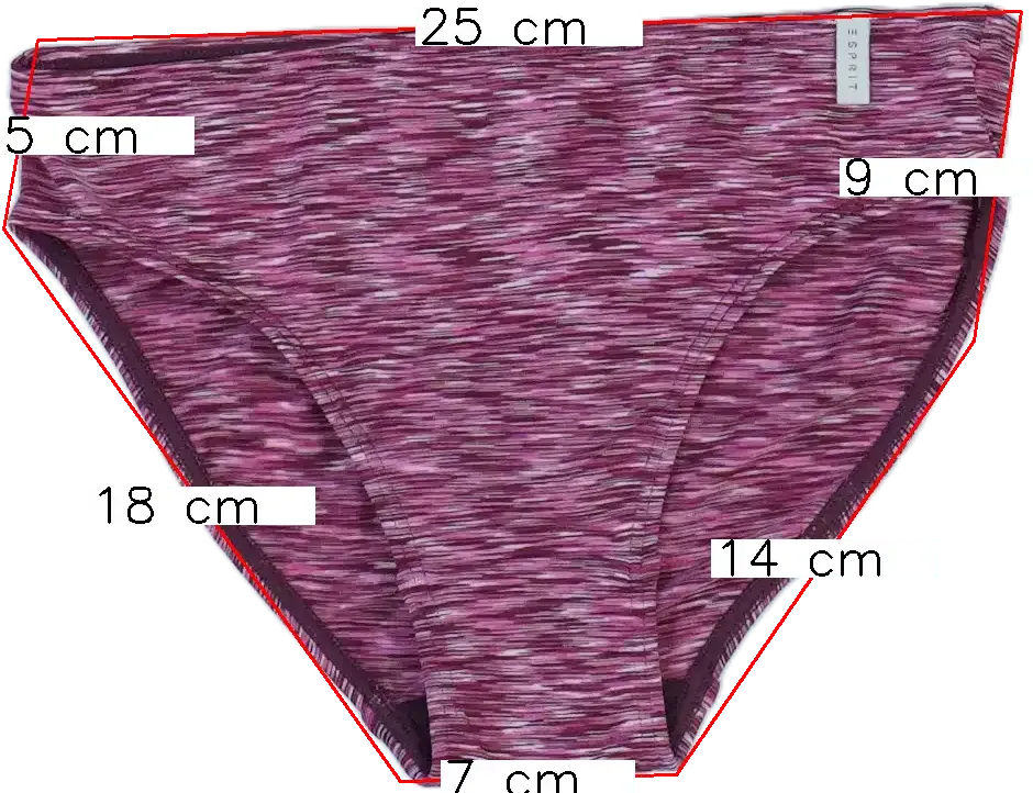 Rózsaszín Esprit Lányka / Női bugyi EU 146 / UK 11 év / US 12 év/L