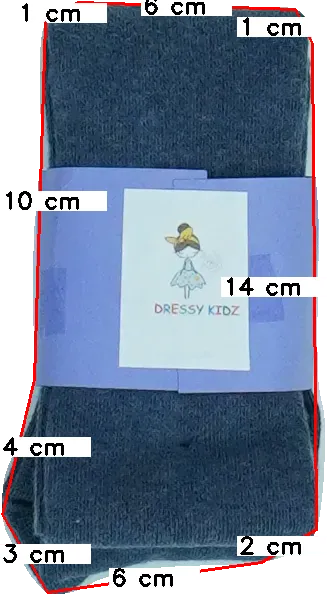 Kék Dressy Kidz Harisnya EU 122 / UK 7 év / US 7 év/M