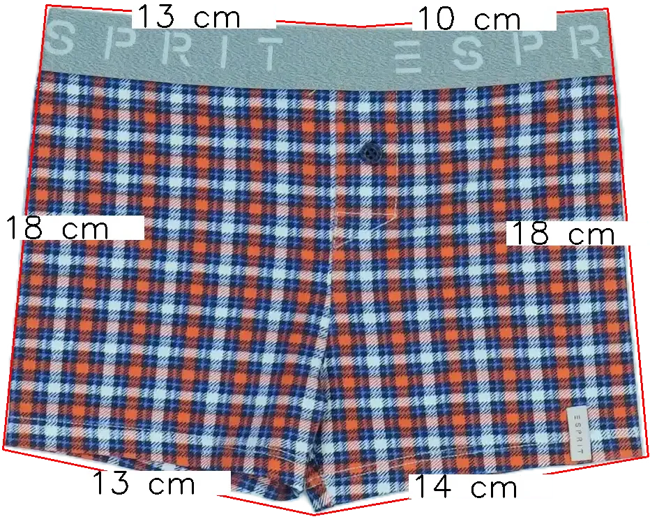Sárga (narancs) Esprit Boxer EU 110 / UK 5 év / US 5 év/XS