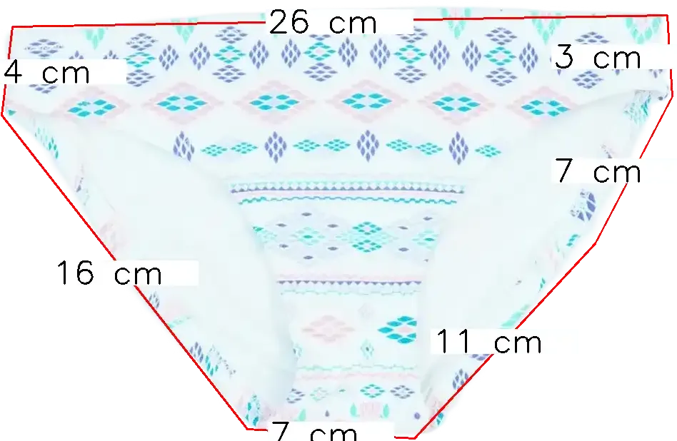 Fehér Cubusas Bikini alsó EU 116 / UK 6 év / US 6 év/S