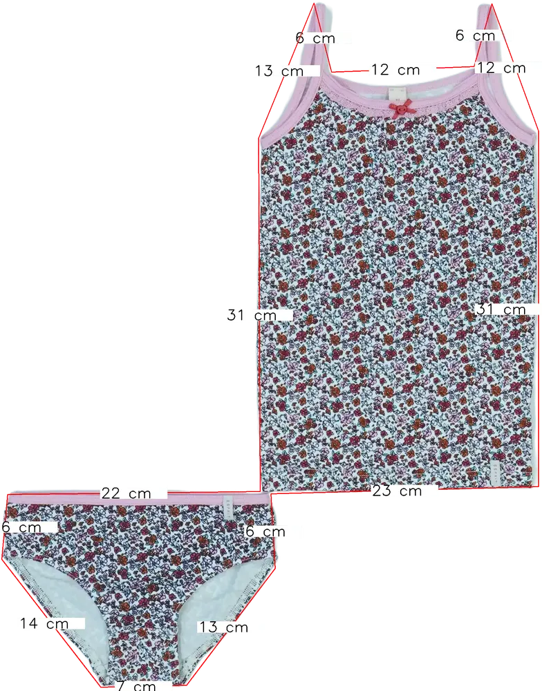 Rózsaszín Esprit 2 részes szett - Lányka fehérnemű EU 110 / UK 5 év / US 5 év/XS