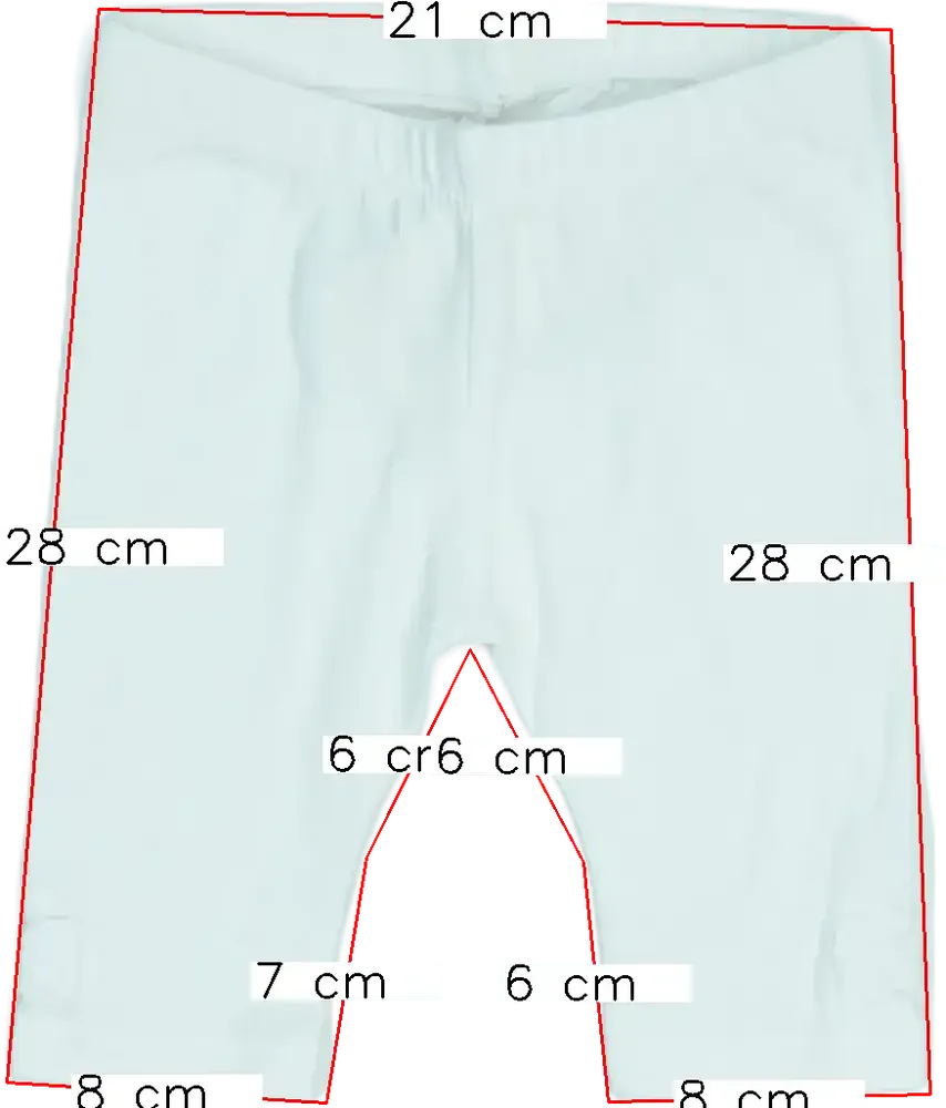 Fehér OVS Leggings EU 74 / UK 6-9 hónap / US 6-9 hónap