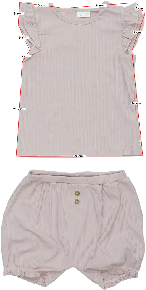 Pink Next 2-piece set - Top &amp; Bottom EU 86 / UK 12-18 months / US 18 months