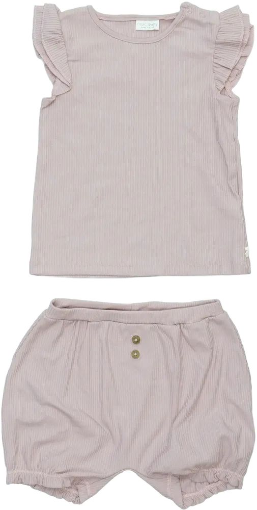 Pink Next 2-piece set - Top &amp; Bottom EU 86 / UK 12-18 months / US 18 months