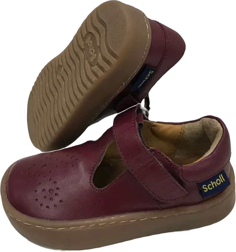 Bordó Scholl Cipő EU 22