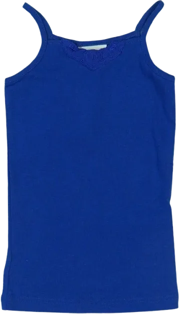 Kék Bon'a Parte Kids Lányka / Női ujjatlan póló / top EU 110 / UK 5 év / US 5 év/XS