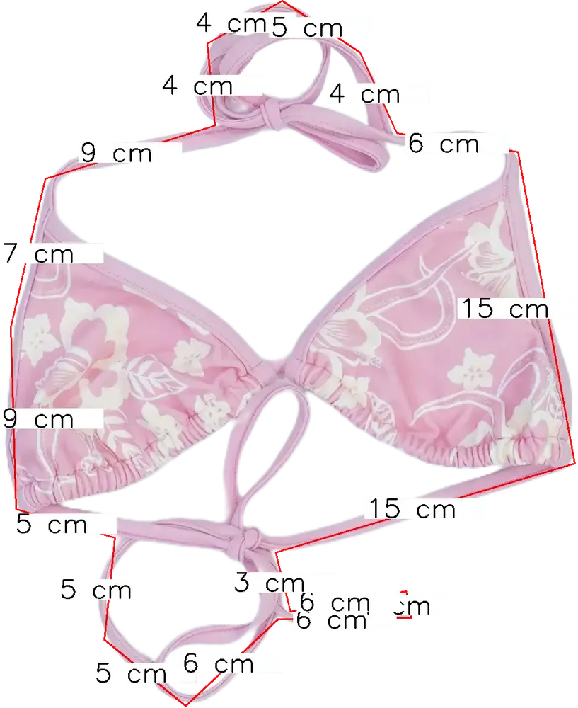 Rózsaszín Gant Bikini felső EU 176 / UK 16 év / US XL
