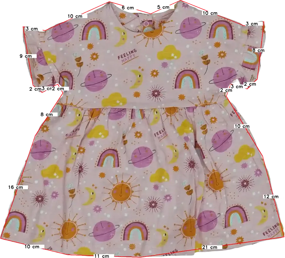 Pink Next Dress EU 68 / UK 3-6 months / US 3-6 months