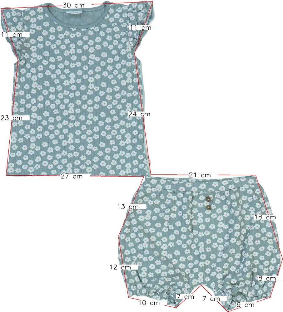 Grey Next 2-piece set - Top &amp; Bottom EU 86 / UK 12-18 months / US 18 months