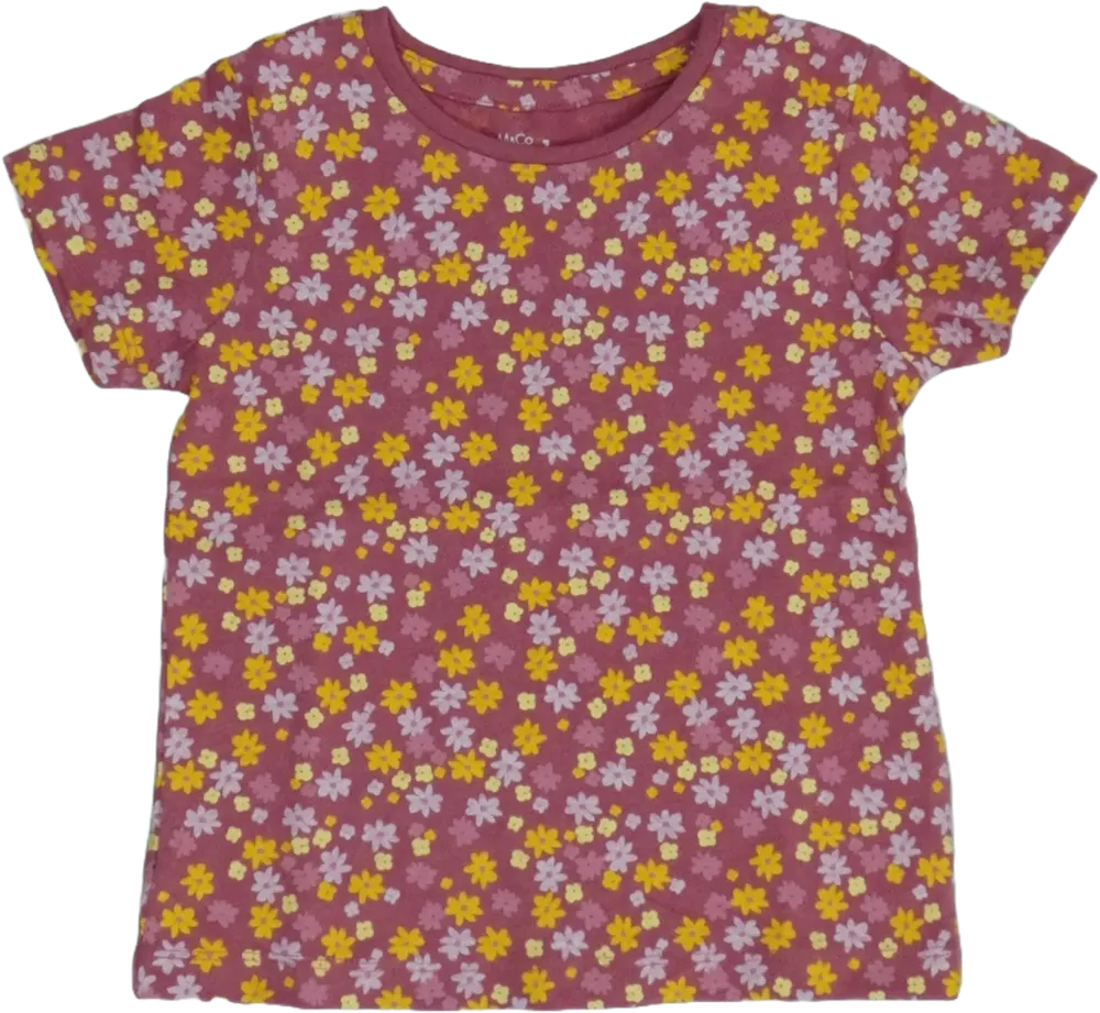 Rózsaszín M&amp;Co. Póló EU 92 / UK 2 év / US 2T