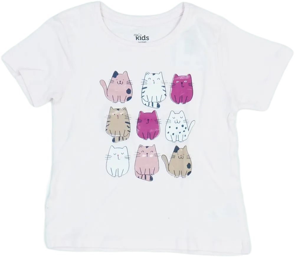 Rózsaszín M&amp;Co. Póló EU 116 / UK 6 év / US 6 év/S