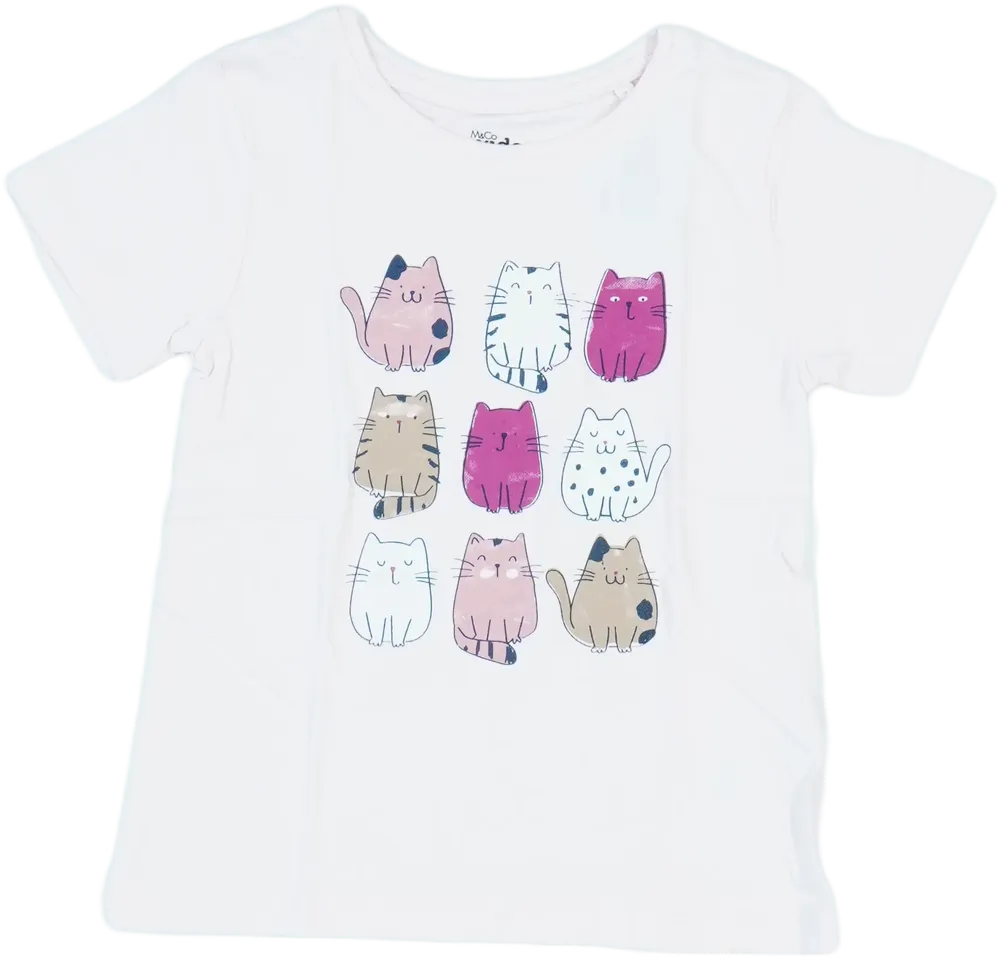 Rózsaszín M&amp;Co. Póló EU 116 / UK 6 év / US 6 év/S