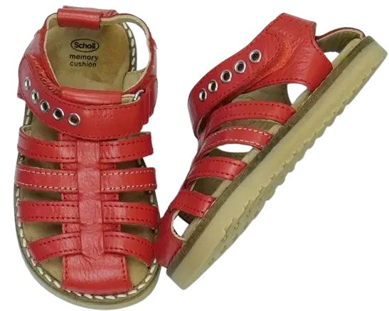 Piros Scholl Szandál EU 22