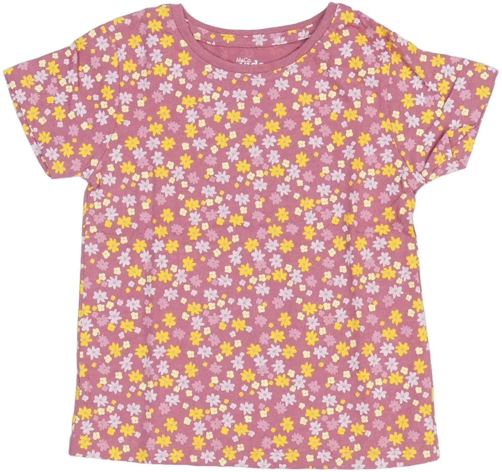 Rózsaszín M&amp;Co. Póló EU 110 / UK 5 év / US 5 év/XS