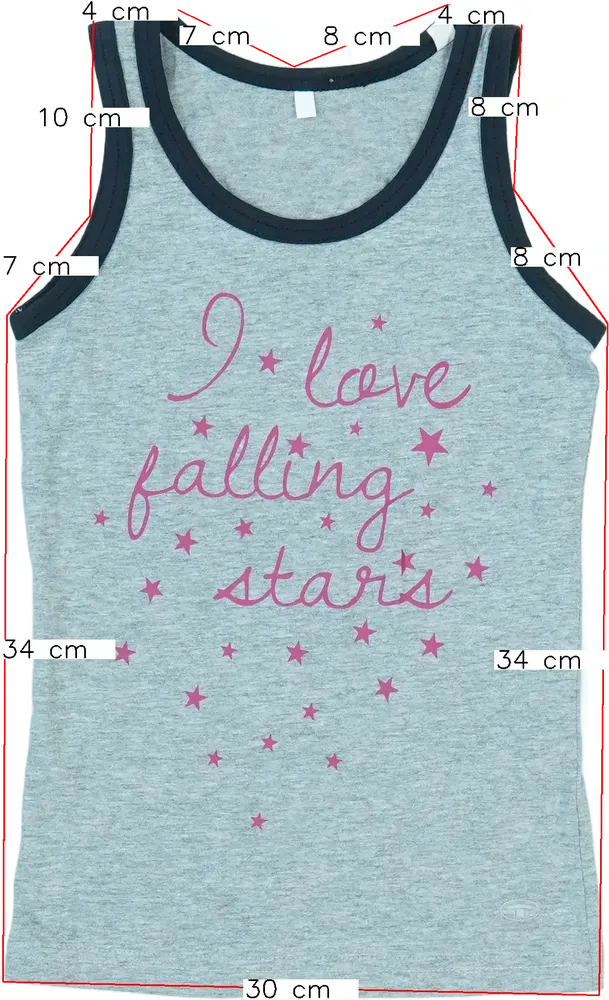 Grey Egyéb Tank top EU 134 / UK 9 years / US 9 years/L