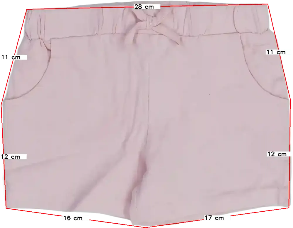 Rózsaszín M&amp;Co. Rövidnadrág EU 116 / UK 6 év / US 6 év/S