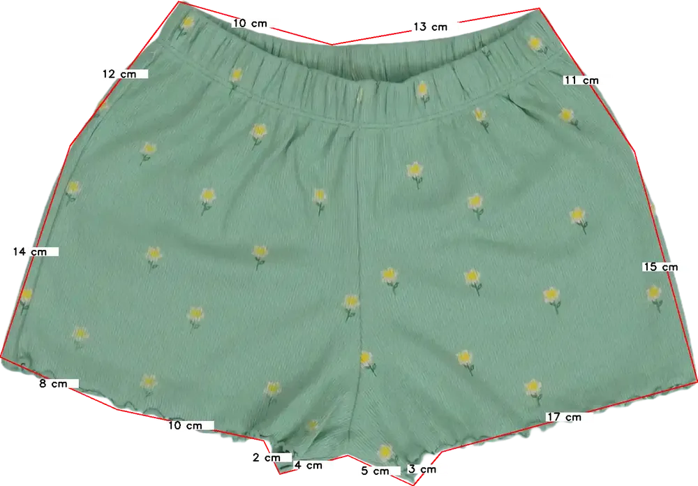 Zöld Next Rövidnadrág EU 122 / UK 7 év / US 7 év/M