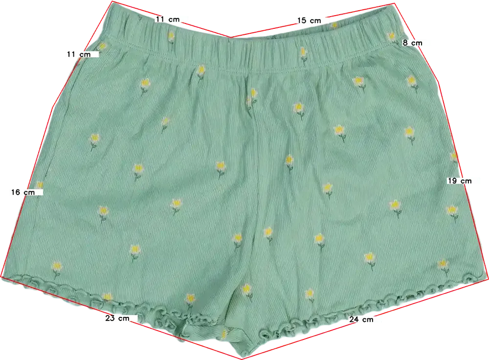 Zöld Next Rövidnadrág EU 122 / UK 7 év / US 7 év/M