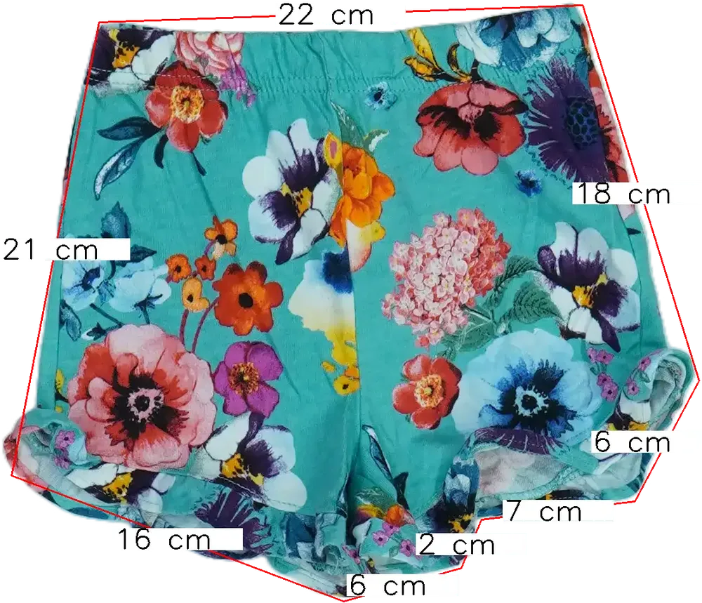 Green Next Shorts EU 80 / UK 9-12 months / US 12 months