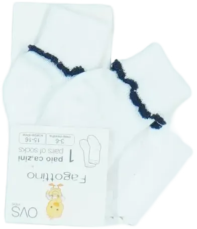 Fehér OVS - Fagottino Zokni EU 68 / UK 3-6 hónap / US 3-6 hónap