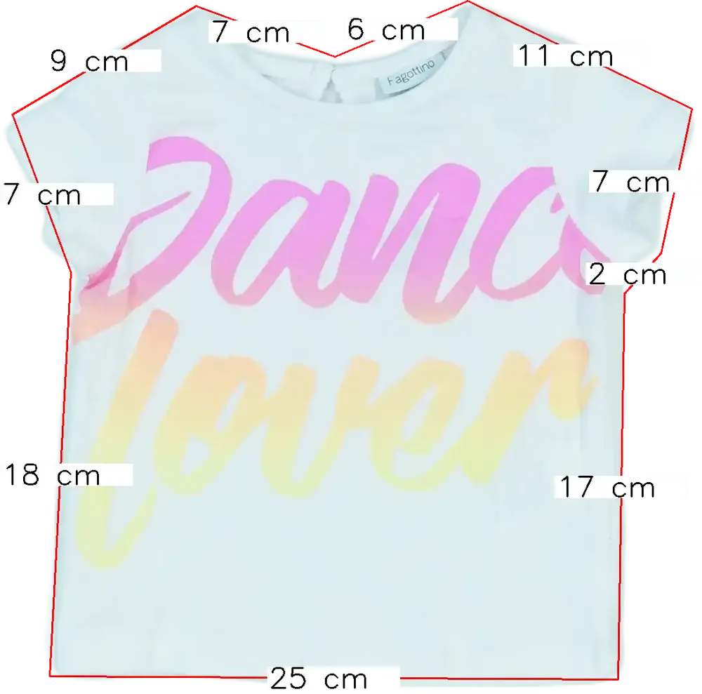 Fehér OVS - Fagottino Póló EU 68 / UK 3-6 hónap / US 3-6 hónap