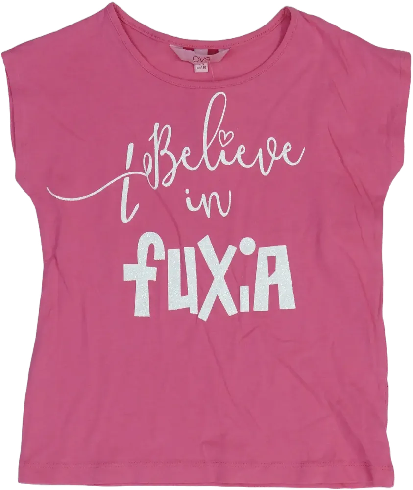 Rózsaszín OVS Póló EU 116 / UK 6 év / US 6 év/S
