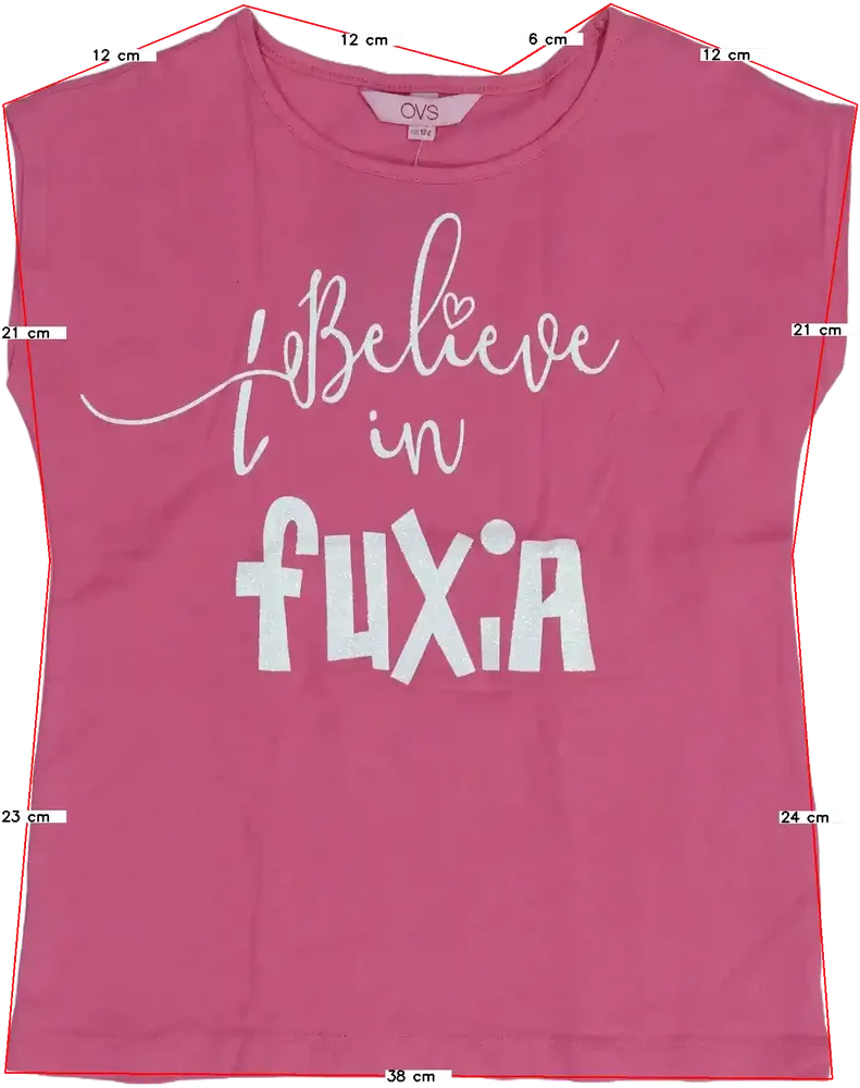 Rózsaszín OVS Póló EU 122 / UK 7 év / US 7 év/M