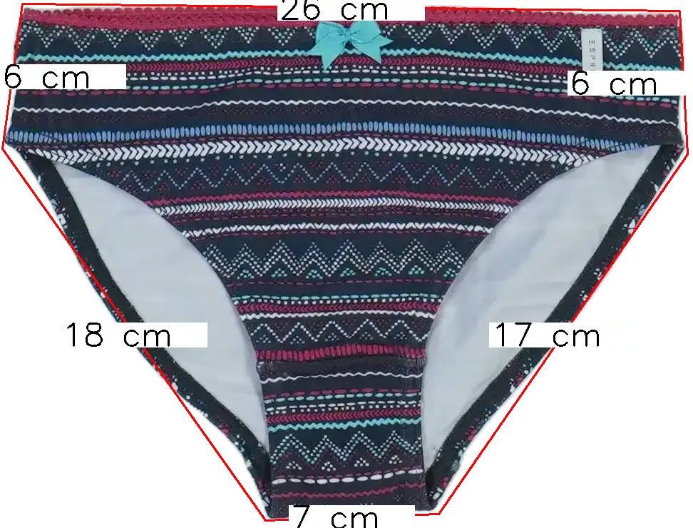 Többszínű Esprit Lányka / Női bugyi EU 146 / UK 11 év / US 12 év/L