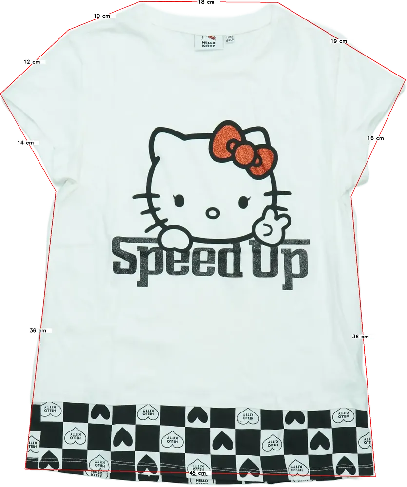 Fehér Sanrio Póló EU 152 / UK 12 év / US 12 év/L