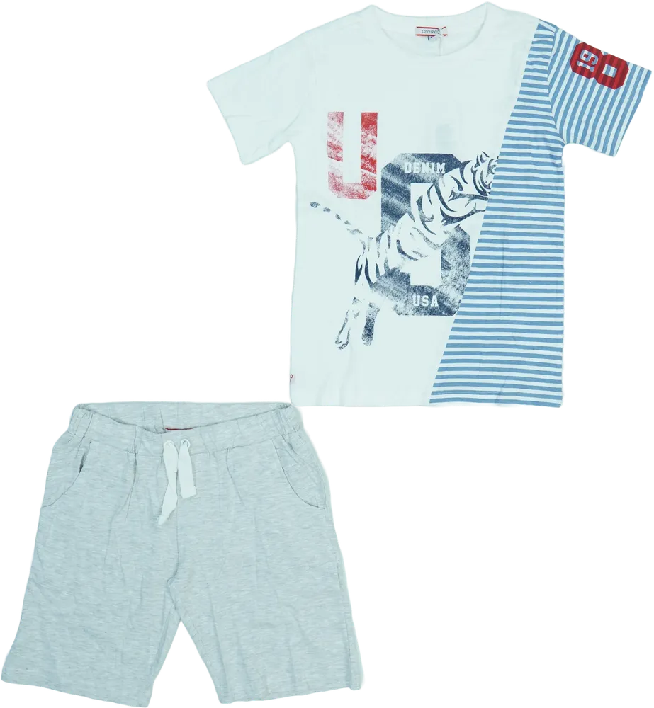 Multicoloured Overkids 2-piece set - Top &amp; Bottom EU 128 / UK 8 years / US 8 years/M