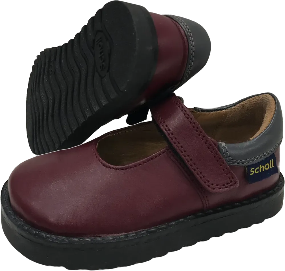 Bordó Scholl Cipő EU 22