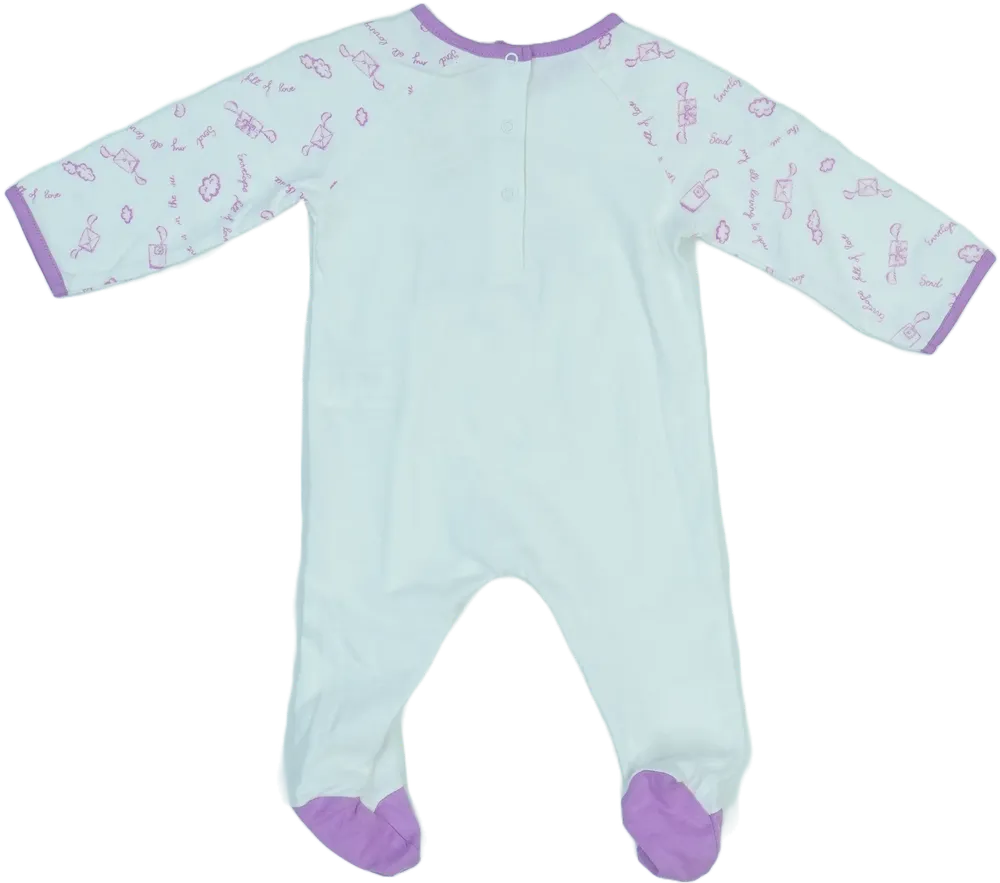White OVS - Fagottino Sleepsuit (long sleeve) EU 68 / UK 3-6 months / US 3-6 months