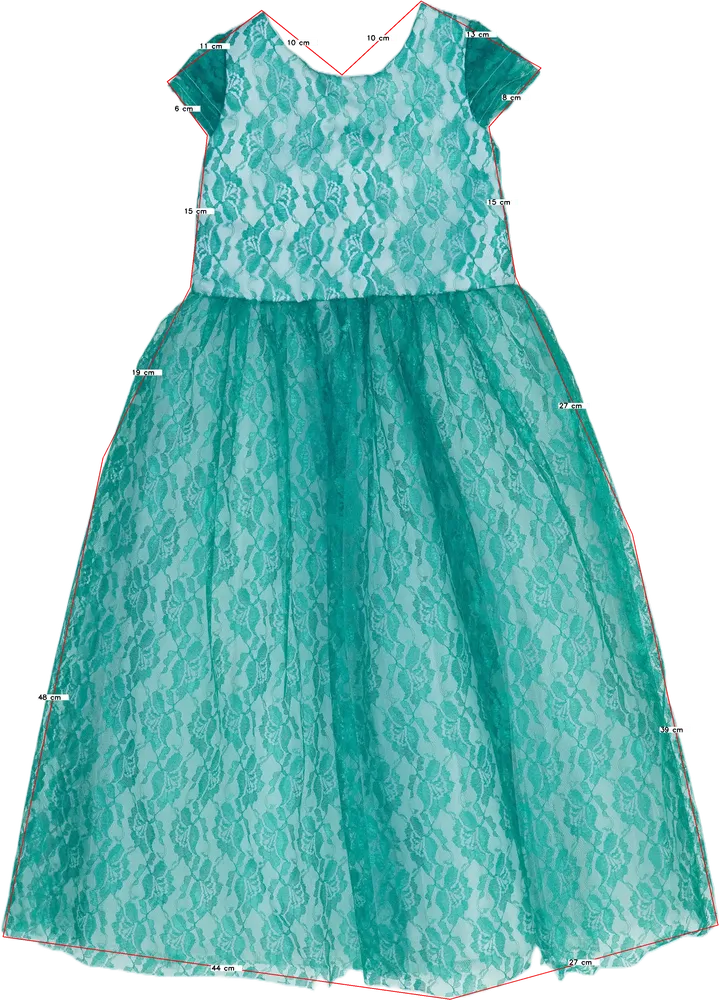 Zöld Runway Ruha EU 110 / UK 5 év / US 5 év/XS