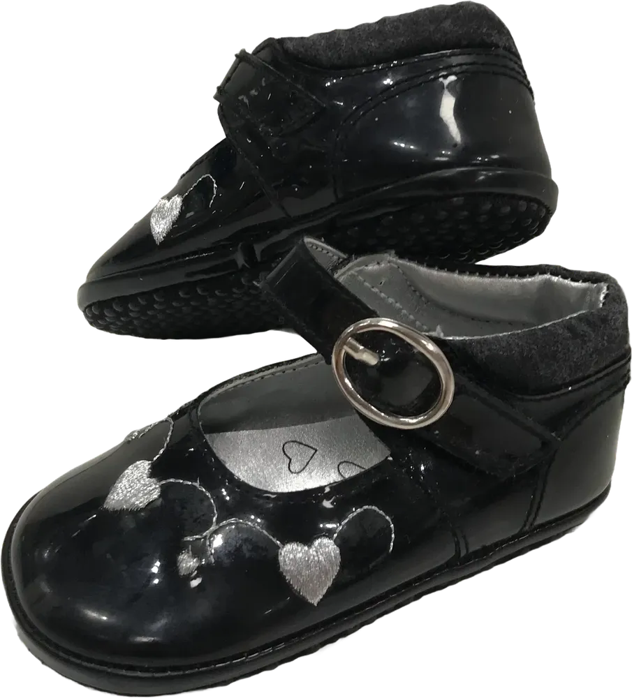 Fekete Matalan Kocsicipő EU 74 / UK 6-9 hónap / US 6-9 hónap